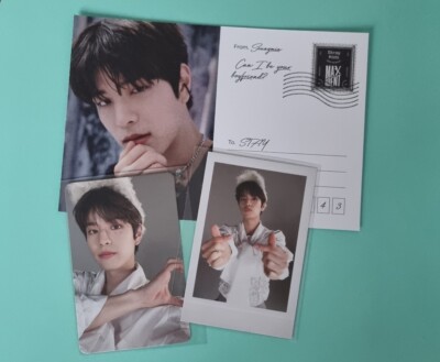 Stray Kids SKZ Maxident Seungmin Preorder Benefit PC Polaroid Postcard