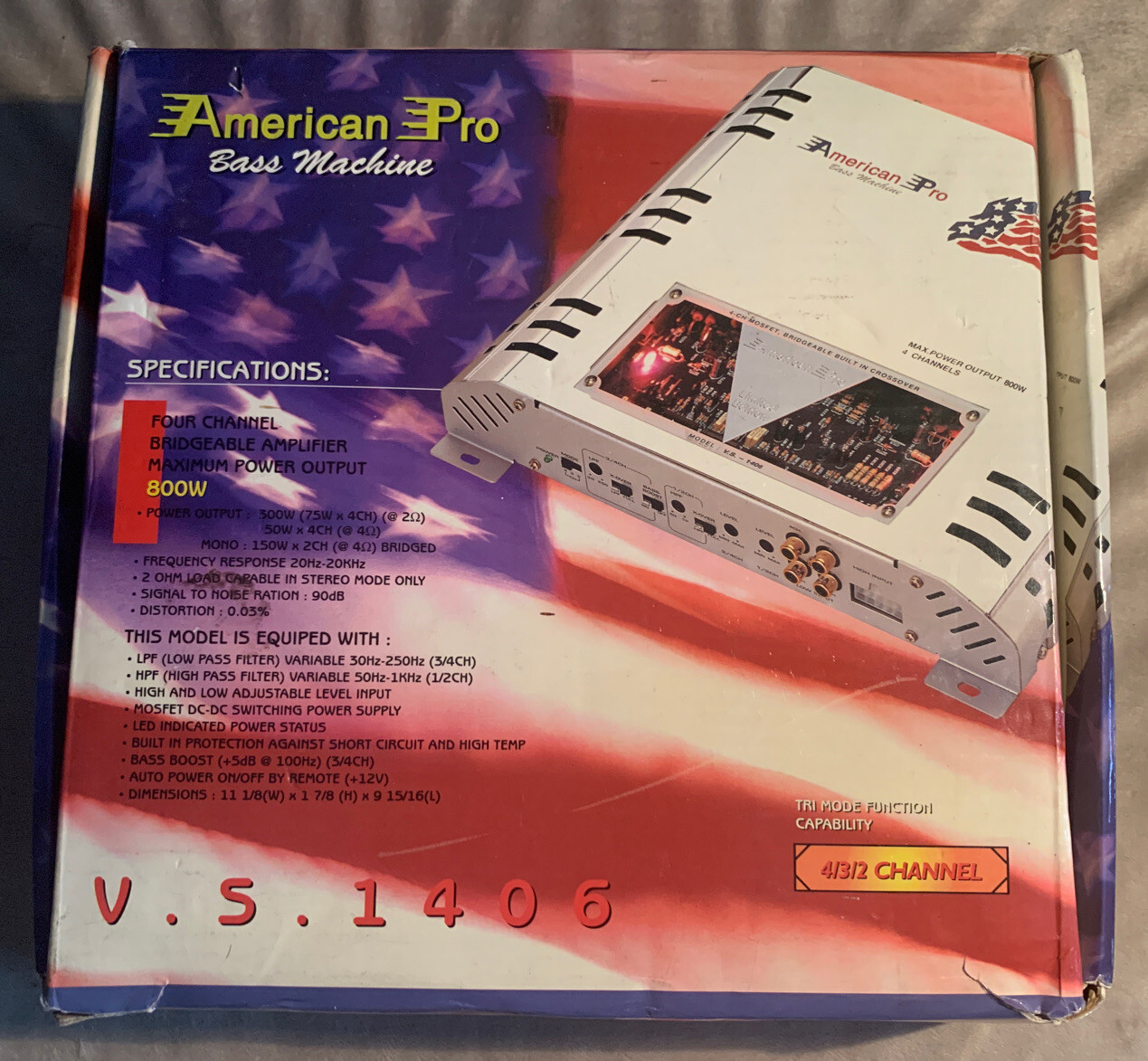 american pro bass machine subwoofer