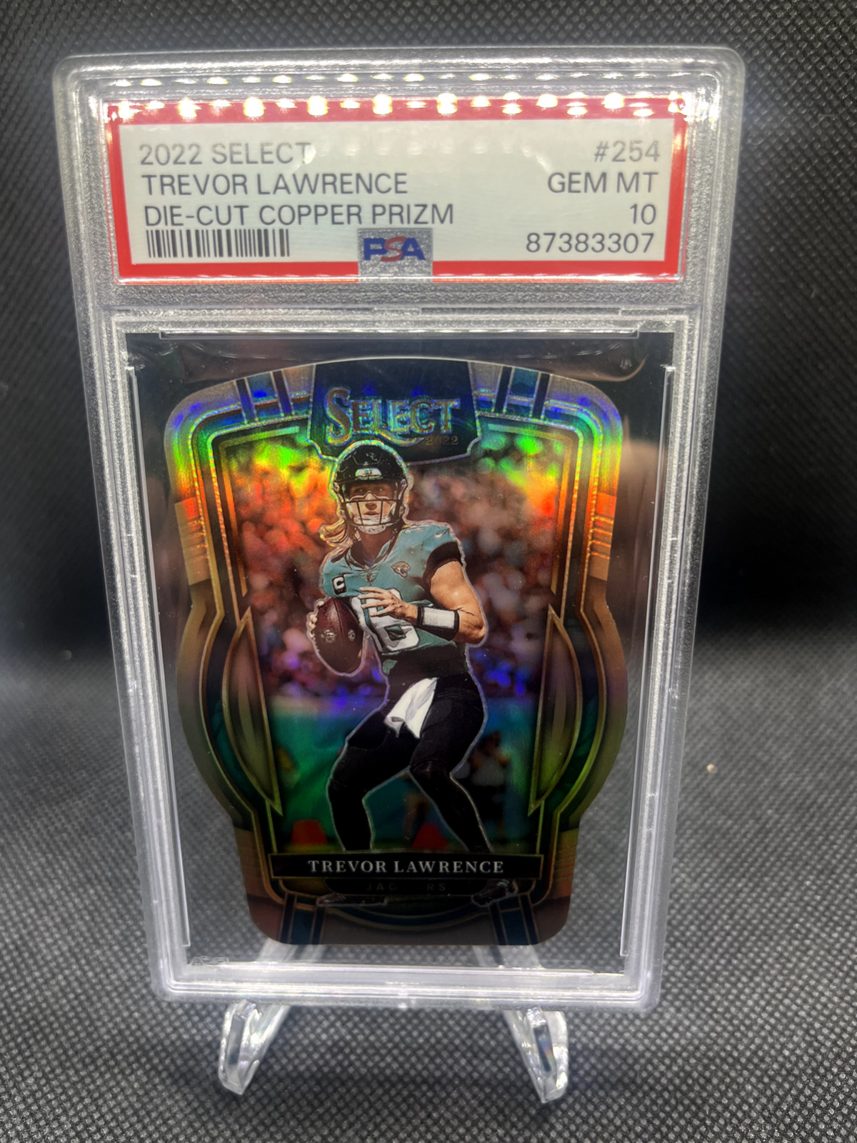 2022 Select Trevor Lawrence Copper Prizm Die-Cut /99 #254 - PSA 10 Low Pop