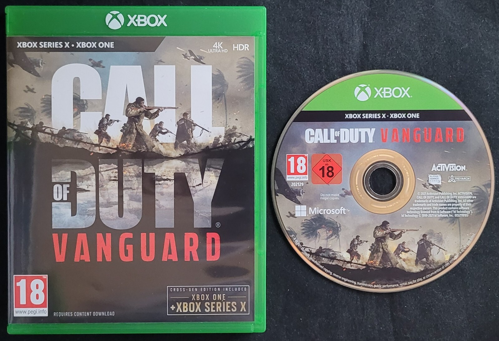 Call of Duty Vanguard Cross Gen Xbox One / Series X Same Day