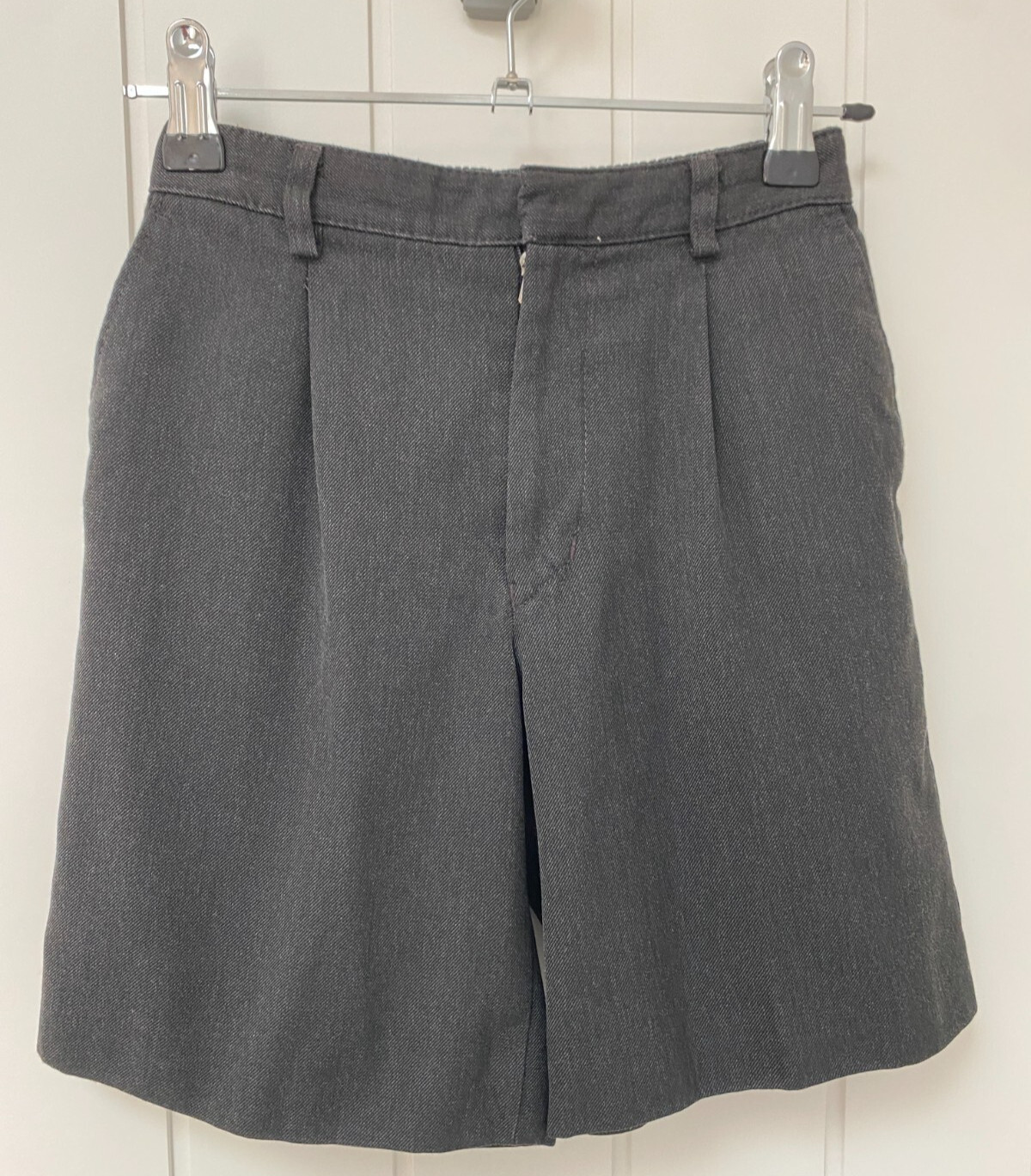 David Luke Boys Charcoal School Shorts Waist 62.5cm / 25"