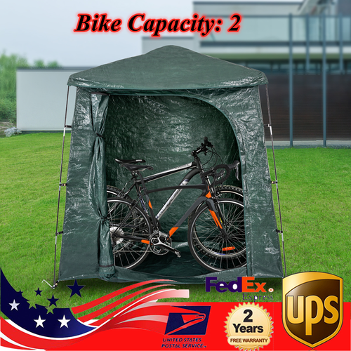 Garden Bicycle Storage Tent Shed Kit Outdoor Storage Waterproof Shelter Foldable