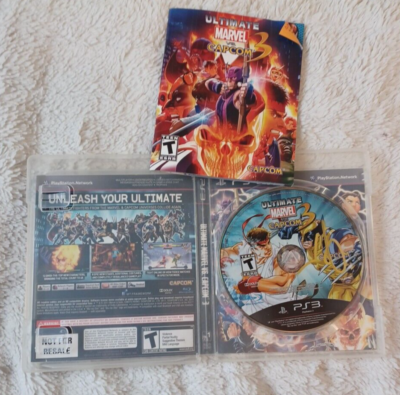Marvel Vs Capcom 3 PS3 – Édition Promo Presse (not For Resale) – Blu-ray Parfait