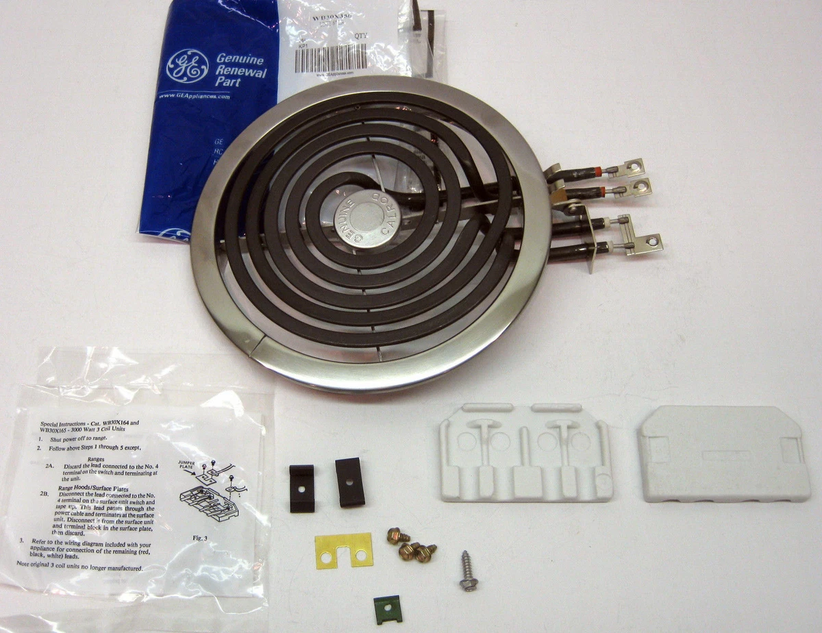 WB30X356 GE Hotpoint Range Calrod Element Unit Burner Eye 6u0026#034; AP2634798  PS244050 717449164254 | eBay