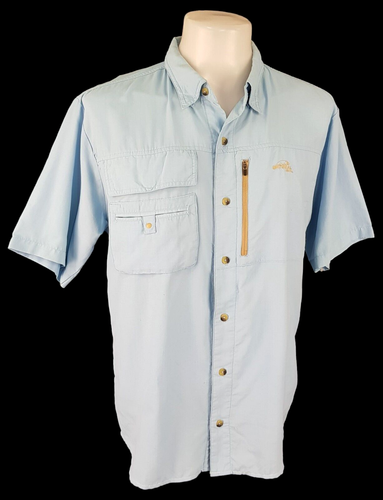 NATURAL GEAR Herren blau S/S BELÜFTETES ANGELSHIRT Outdoor - M - 44" - UVP £59 - Bild 8 von 13