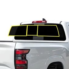 Precut Rear Windshield Nano Ceramic Window Tint Fits Nissan Frontier Extended