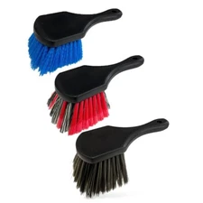9" Hand Auto Wheel Tire Bristle Brush for Car Detailing Tire Rim Clean Washing