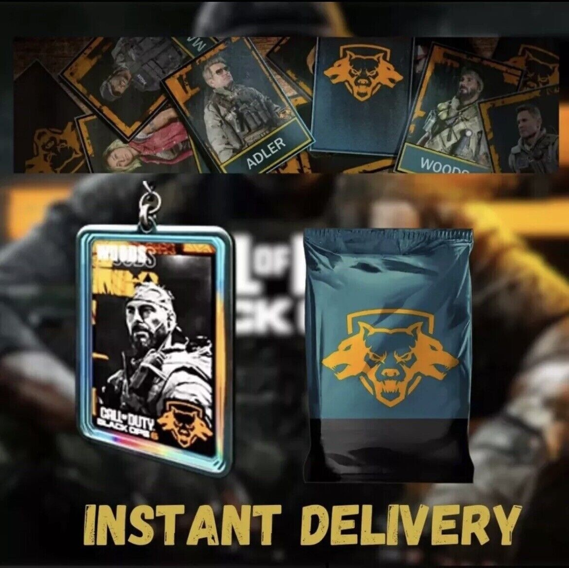 Call of Duty Black Ops 6 🔥 - Tiny Rebel Full Set Calling Card Emblem Charm