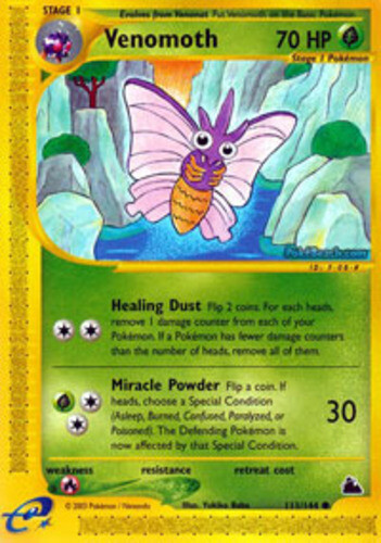 Pokemon - Venomoth - 111/144 - Common - Skyridge - NM