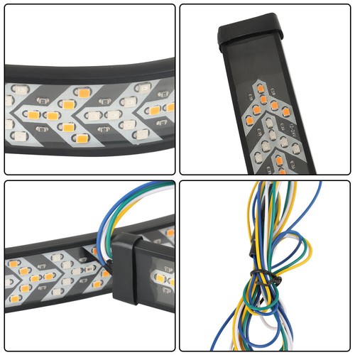 Truck Strip Tailgate Turn Signal Brake Tail Reverse Light Bar 60" inch 528-LED - Imagen 7 de 11