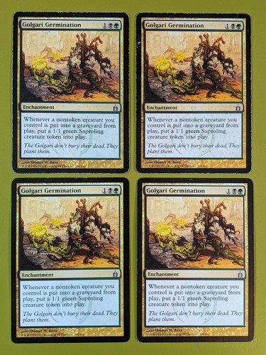 Golgari Germination x4 Ravnica: City of Guilds 4x Magic the Gathering MTG