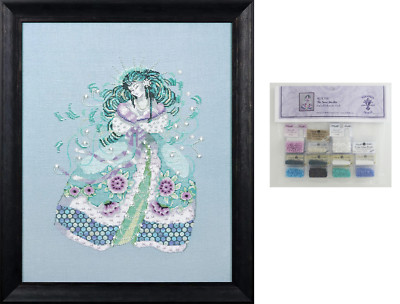 MIRABILIA Cross Stitch PATTERN & EMBELLISHMENT PACK THE SNOW MAIDEN MD179