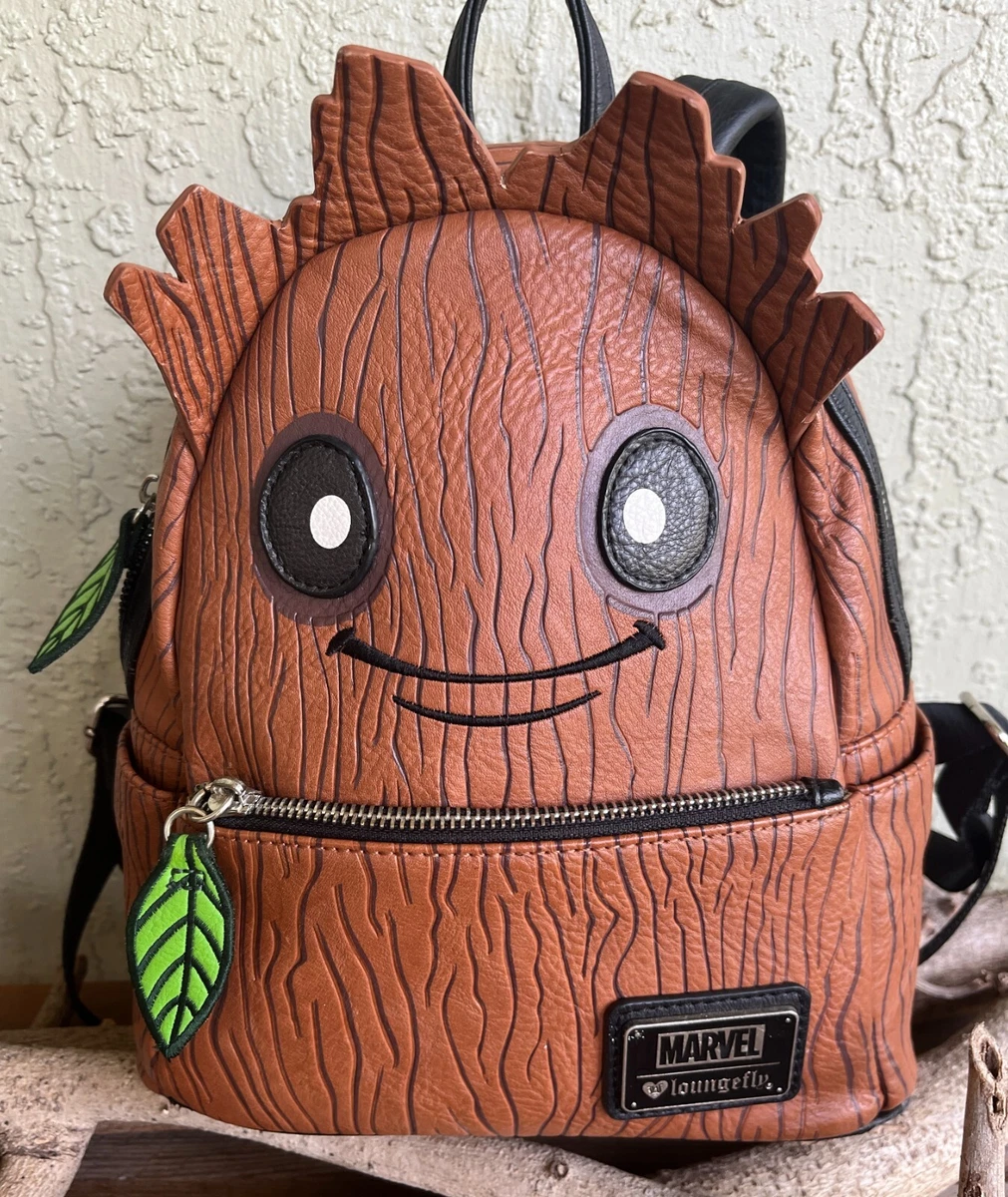 Loungefly Marvel Guardians Of The Galaxy Tree Stump Groot Mini Backpack