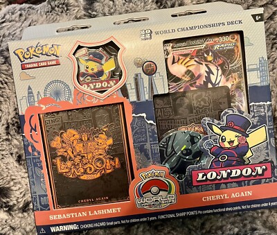 Pokemon TCG 2022 World Championship Deck, Sebastian Lashmet, Cheryl Again, USA
