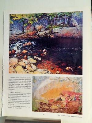 JOHN JOSEPH ENNEKING ART PIECE VTG ORIG  2006 ADVERTISEMENT