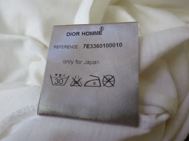 dior homme ポロシャツ　エディスリマン　SS07 2007SS DIOR HOMME by Hedi Slimane border polo shirt | NOIR