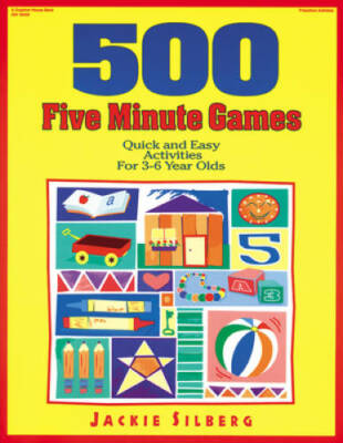 500 Five Minute Games: Quick and Easy Activities for 3-6 Year Olds - GOOD