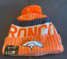 2017 New Era NFL Sideline Knit Denver Broncos Official On-Field Hat
