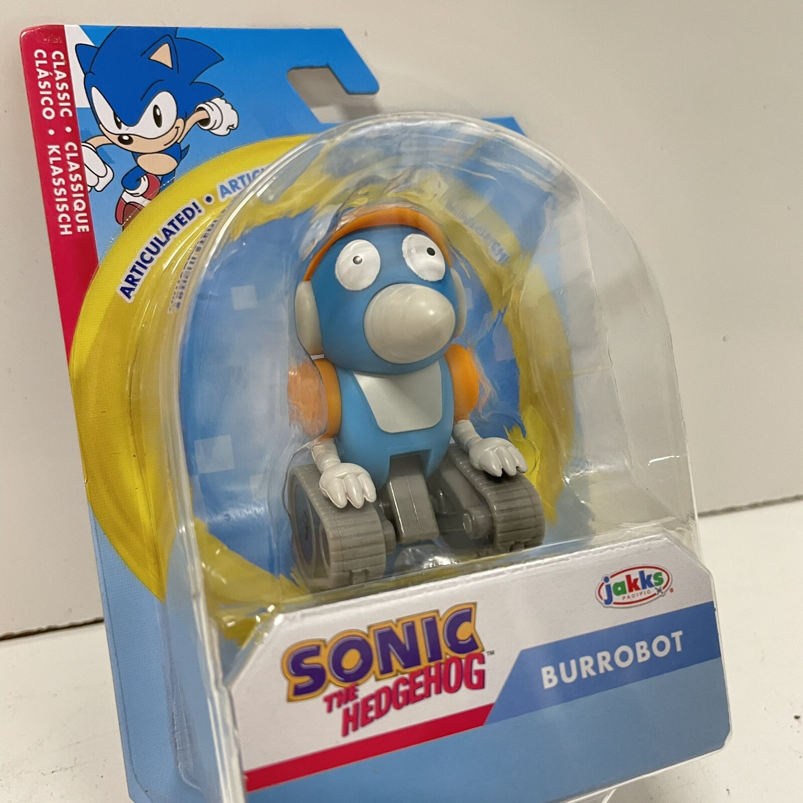 Boneco Articulado Burrobot Jakks Original Novo Sonic Sega