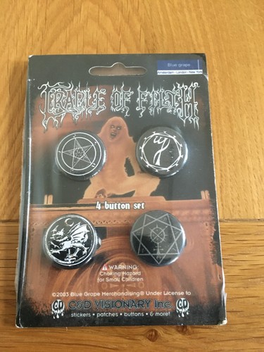 Cradle of Filth badge pack. - 第 1/1 張圖片