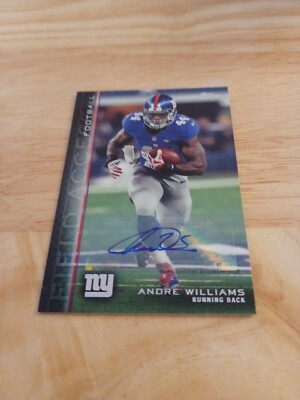 2015 Topps Field Access Autographs #22 Andre Williams New York Giants $$$$