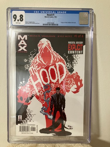 The Hood #1 (2002) CGC 9.8 WP | 1st Parker Robbins | Ghost Rider | Ironheart
