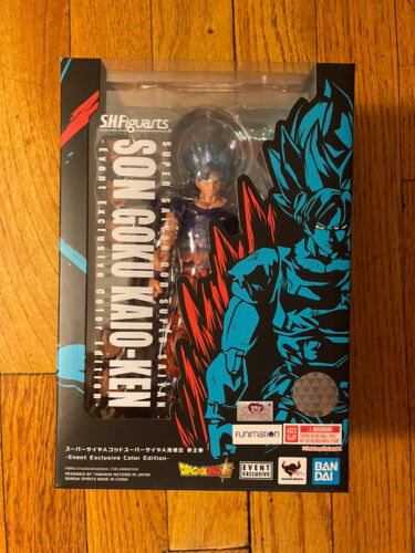 Bandai 2021 NYCC S.H. Figuarts Super Saiyan God Son Goku Kaio-Ken