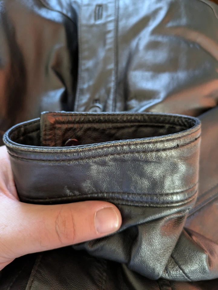 Balmain Paris Lamb Leather Jacket *VGC* - Image 3 of 4