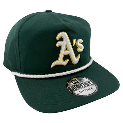 New Era Oakland Athletics A's The Golfer Rope A-Frame Snapback Adjustable Hat