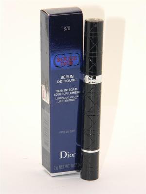 Rouge Dior Rouge Serum Luminous Color Lip Treatment 870 Ruby Serum New In Box