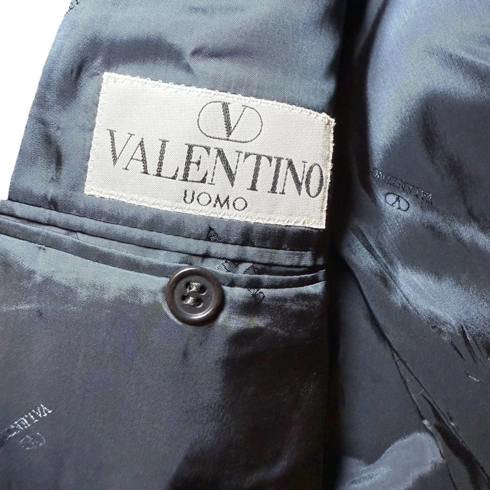 Blazer Valentino Uomo Saks Fifth Ave Azul Marino Lana Cachemira Italia 44R Chaqueta Foto 2 de 4