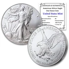 2022 1 Oz American Silver Eagle Brilliant Uncirculated with a Certificate of Au