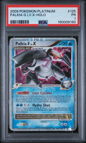 Palkia G LV.X graded PSA 1 for sale on eBay