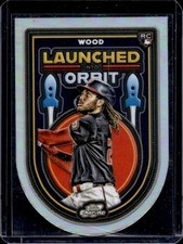 2025 Topps Cosmic Chrome James Wood Launched Into Orbit RC #LIO-32 Nationals