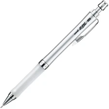 Alpha Gel 0.5mm Slim Writing Instrument with Shock Absorbing Grip White