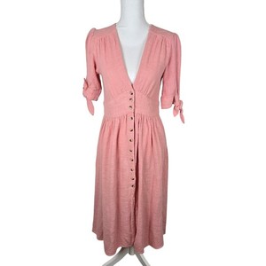 knee length dresses for ladies Free People Sweet Hearts Midi Dress - Ivory Combo main image 1