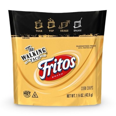 Fritos Corn Chips Original Walking Taco, 1.5 Ounce, 60 Per Case