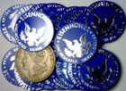 1 ROLL of U.S. Mint Eisenhower Dollar $1 Size Token Like Coins = 20 Coin LOT  NR — photo 1