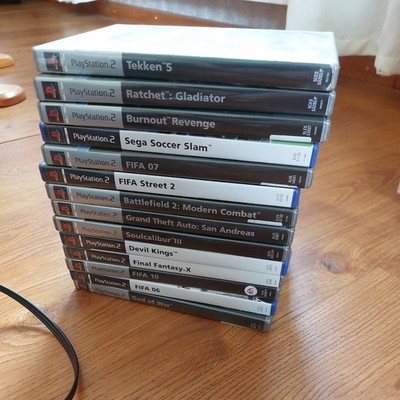 Sony PS2 Slim Konsole schwarz, Funktioniert, inkl viele (gute) Spiele!