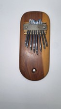 Wood 8-Key Kalimba Thumb Piano w/ Metal Tines, Sound Hole, MPN 86421357