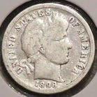 Silver Dime - Barber - 1898-O (Brightly cleaned.) [606]