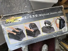 Bag Boy T-550 Wheeled Golf Club Travel Cover & Removable Backpack Full Zip Nu