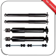 Front Rear Shock Absorber Sway Bar Kit For GMC Savana Chevy Express 2500 3500