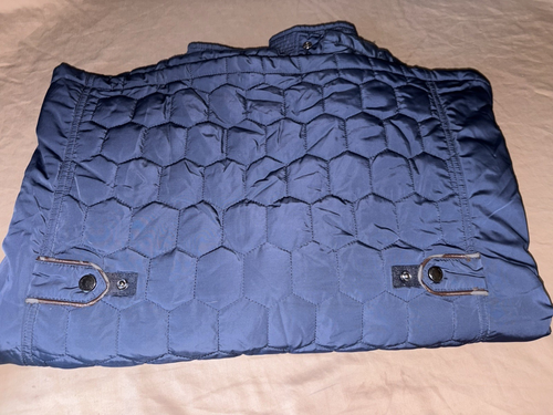 CORTEFIEL MAN size 40 LS NAVY BLUE SNAPS & ZIP 8 pockets PRE-OWNED - Picture 19 of 24