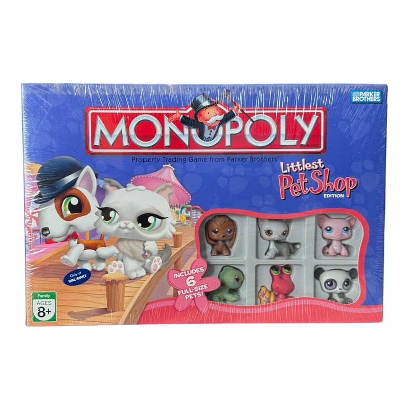 Monopoly Littlest Pet Shop Edition Board Game Sealed LPS Parker Brothers READ...