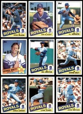 1985 Topps Royals Team Set 1985 World Series Champs! 8 - NM/MT 7137106