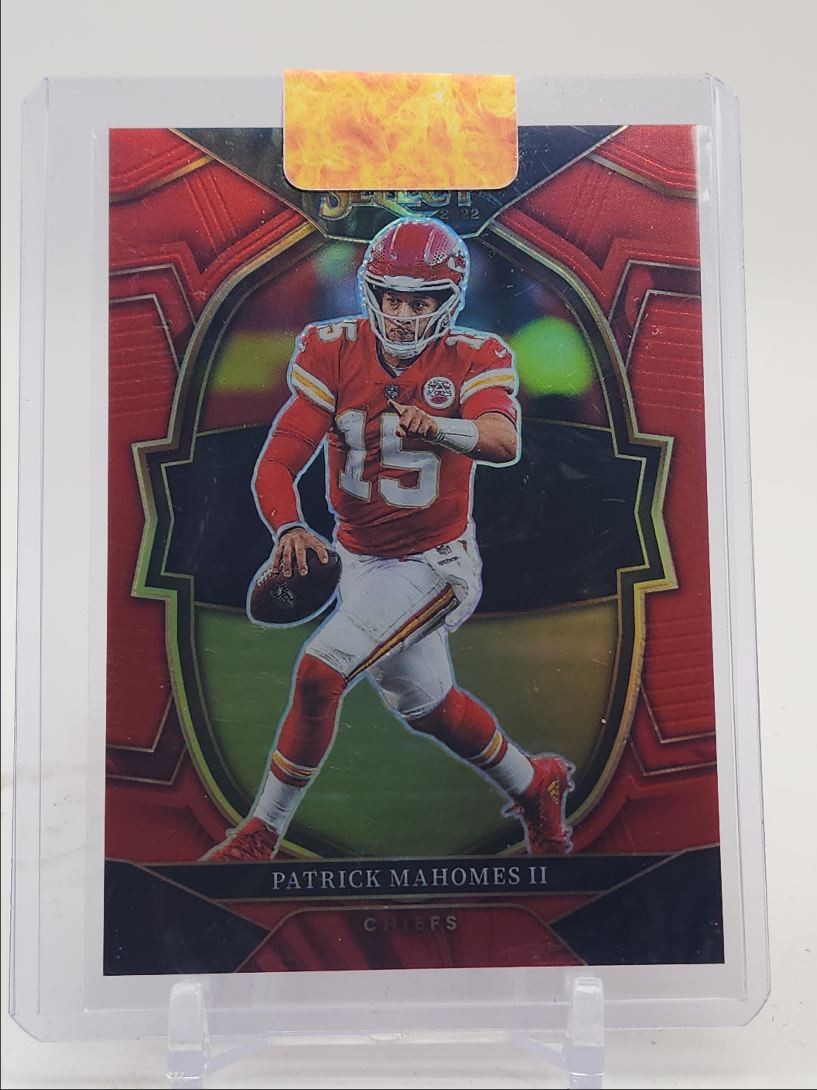 PATRICK MAHOMES II 2022 SELECT CONCOURSE RED PRIZM CHIEFS /99 Q1496