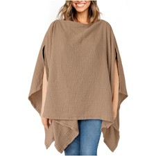 Konssy Muslin Nursing Cover for Breastfeeding, 360  Full Privacy Breathable ...