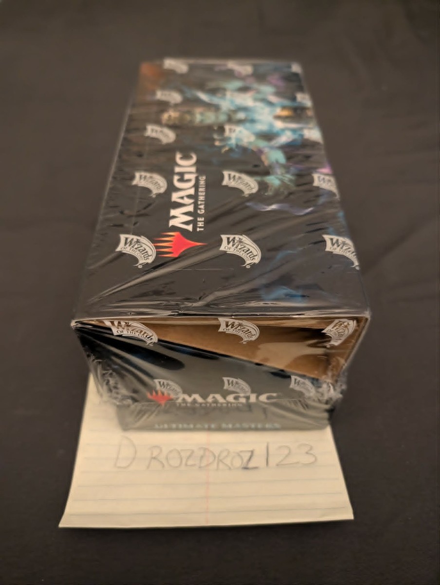 MTG Ultimate Masters Booster Box English Sealed with Box Topper | eBay