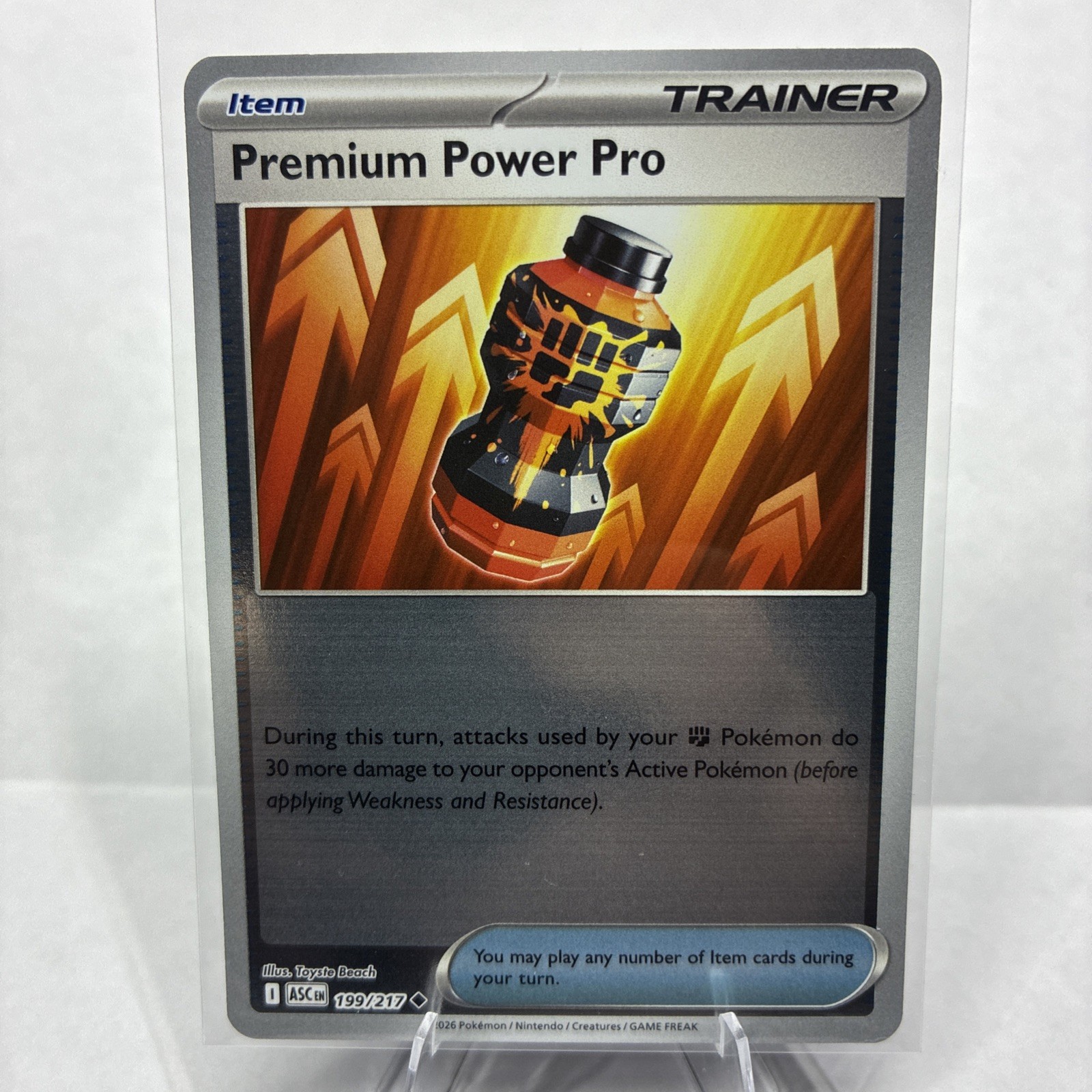 Premium Power Pro 199/217 Me: Ascended Heroes Reverse Holo